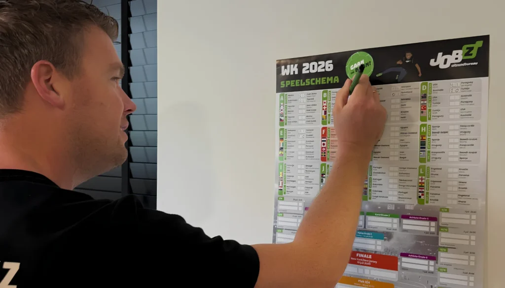 WK voetbal op de werkvloer? JOBZ helpt mee aan de beleving!
