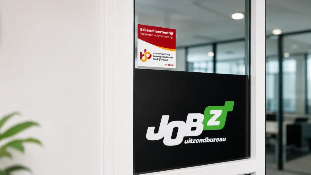 JOBZ uitzendbureau officieel Erkend Leerbedrijf